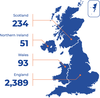 NCHA primary care audiology locations across the UK